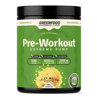 GREENFOOD NUTRITION Performance pre-workout šťavnatý melón 495 g