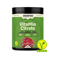 GREENFOOD NUTRITION Performance VitaMin citrate šťavnatá malina 300 g