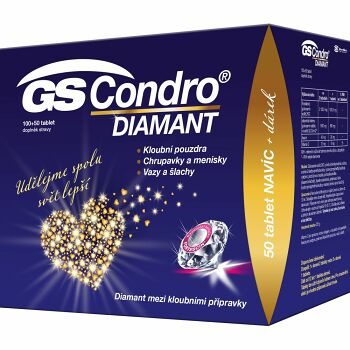 GS Condro diamant kĺby, väzy, šľachy 100 + 50 tabliet DARČEK 2021