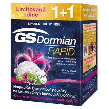 GS Dormian Rapid 40+20 kapsúl darček 2017