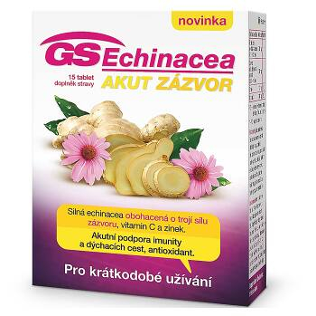 GS Echinacea Akut zázvor 15 tabliet