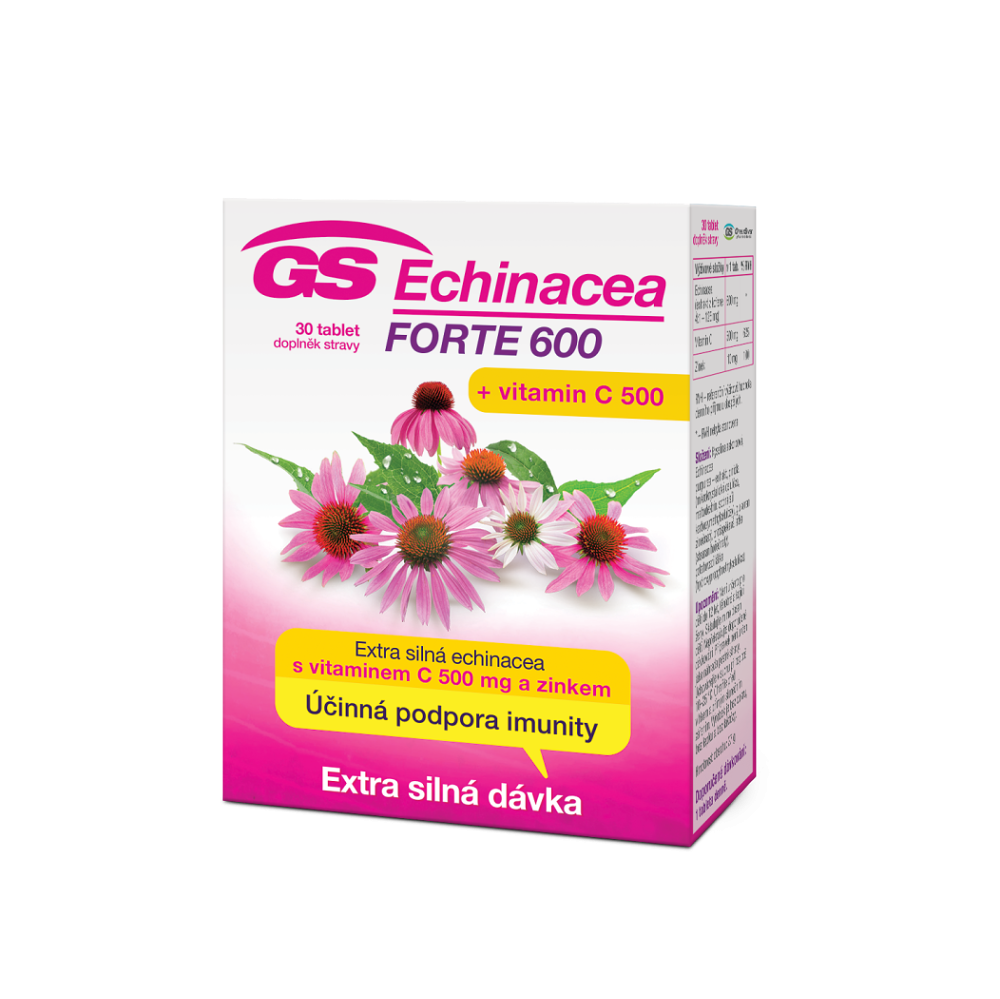 GS Echinacea forte 600 - 30 tabliet