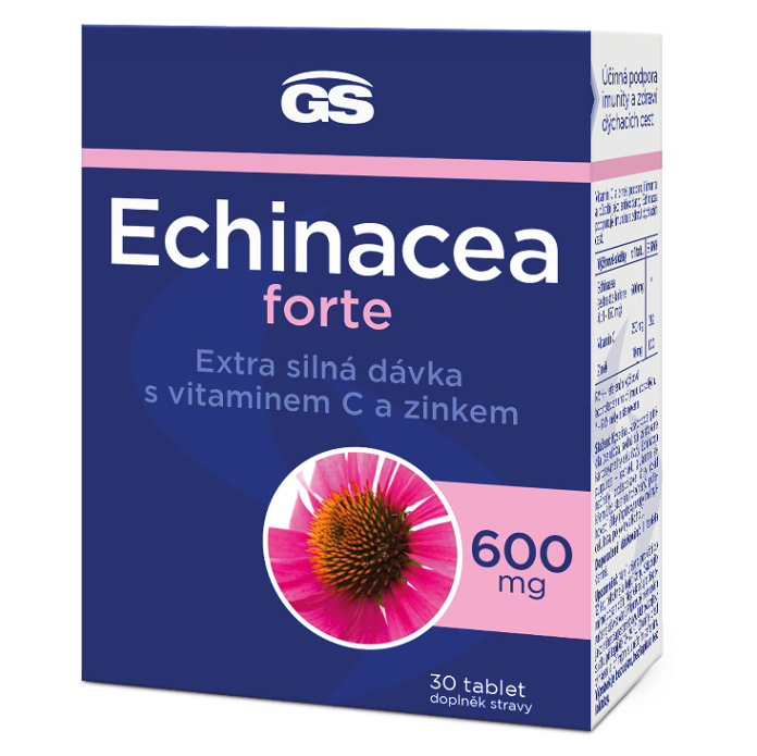 GS Echinacea Forte tablety na podporu imunitného systému 30 tbl kúpite na Mojalekaren.sk