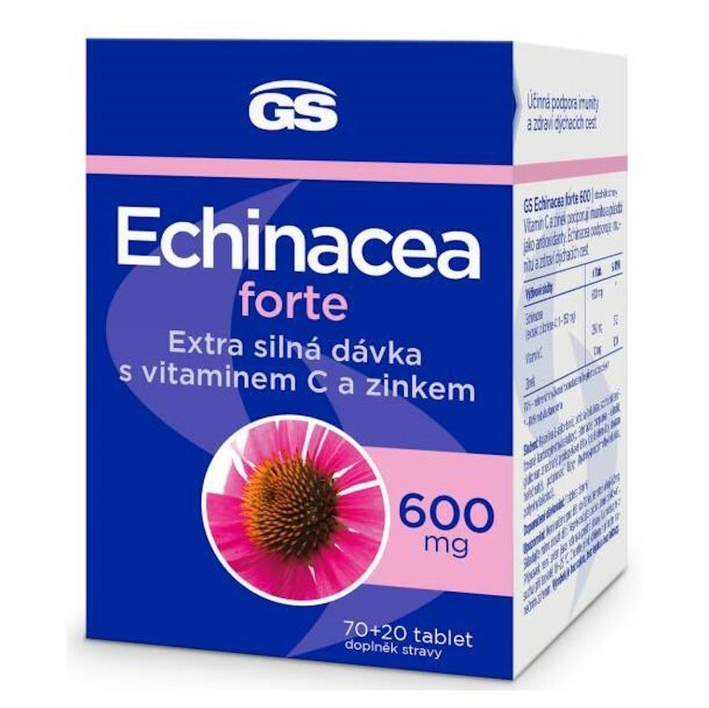GS Echinacea Forte tablety na podporu imunitného systému 90 tbl kúpite na Mojalekaren.sk