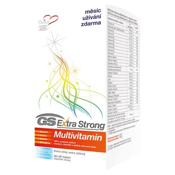 GS Extra Strong Multivitamin vánoční balení 60+30 tablet + DÁREK