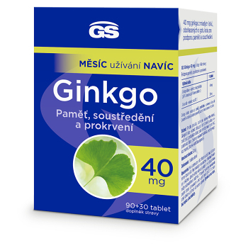 GS Ginkgo 40 mg 90 + 30 tabliet