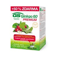 GS Ginkgo 60 Premium 60+30 tabliet ZADARMO
