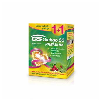 GS Ginkgo 60 Premium 60+60 tabliet darček 2018