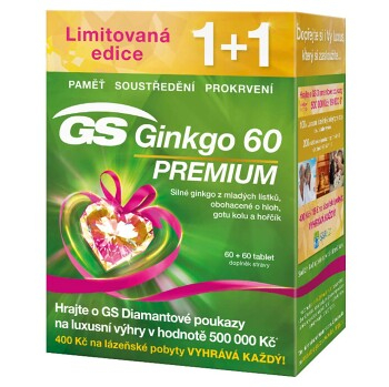 GS Ginkgo 60 Premium 60+60 tabliet darček 2017