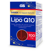 GS Koenzým lipo Q10 100 mg 60 + 10 kapsúl NAVYŠE