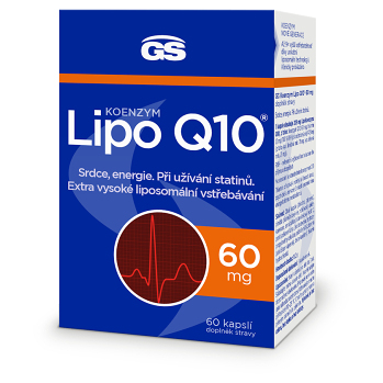 GS Koenzým Lipo Q10 60mg 60 kapsúl (Koenzym Q10) - Viaczložkové