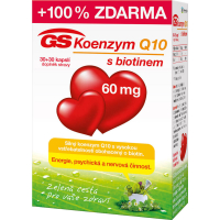 GS Koenzým Q10 60 mg 30+30 kapsúl ZADARMO