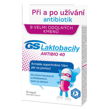 GS Laktobacily ANTIBIO 40 (2017) cps 1x10 ks