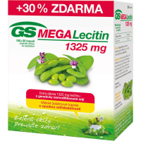 GS MEGA Lecitín 1325 mg 100+30 kapsúl GS MEGA Lecitín 1325 mg 100+30 kapsúl