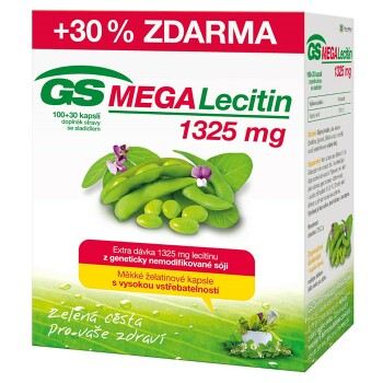 GS MEGA Lecitín 1325 mg 100+30 kapsúl ZADARMO
