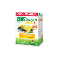 GS Omega 3 Citrus + D3 100+50 kapsúl