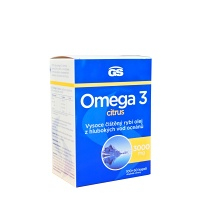 GS Omega 3 citrus 3000 mg 100 + 50 kapsúl ZADARMO