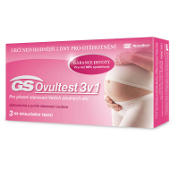 GS Ovultest 3v1 ovulačné testy 3 kusy GS Ovultest 3v1 ovulačné testy 3 kusy