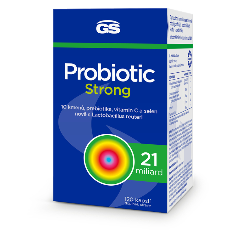 GS Probiotic Strong kapsuly s probiotikami 120 cps kúpite na Lekarna.cz