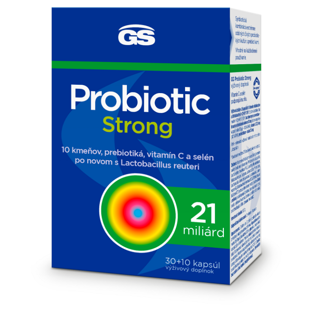 GS Probiotic Strong kapsuly s probiotikami 40 cps kúpite na Mojalekaren.sk
