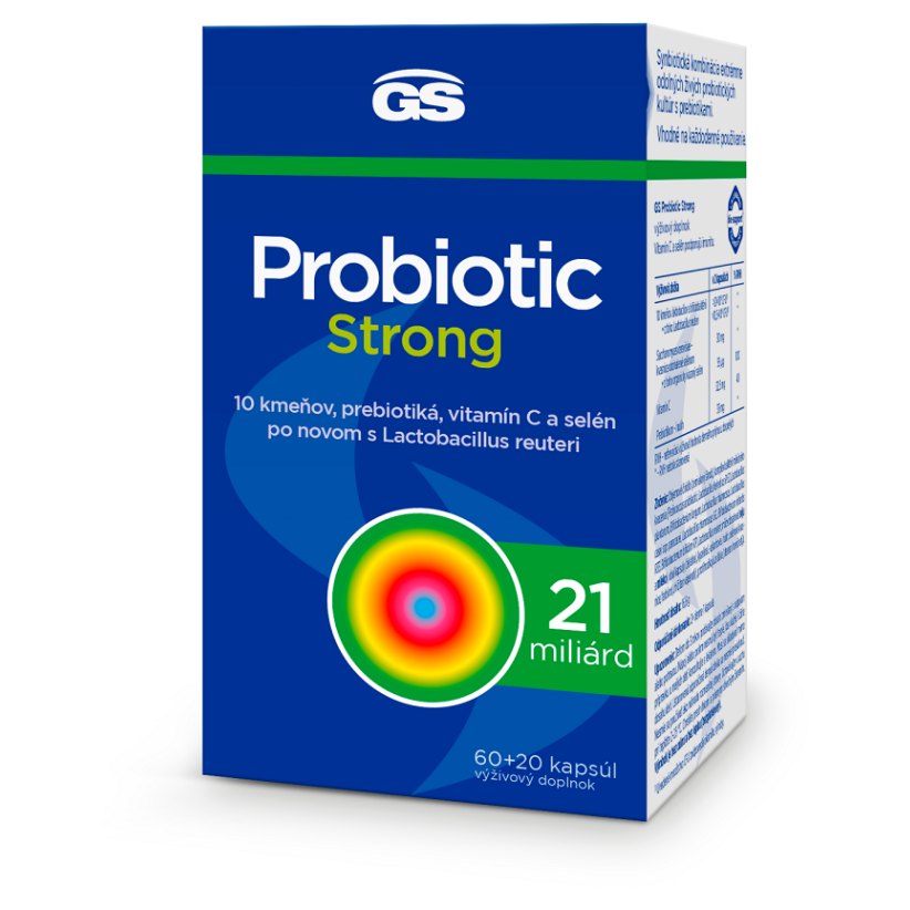 GS Probiotic Strong kapsuly s probiotikami 80 cps kúpite na Mojalekaren.sk