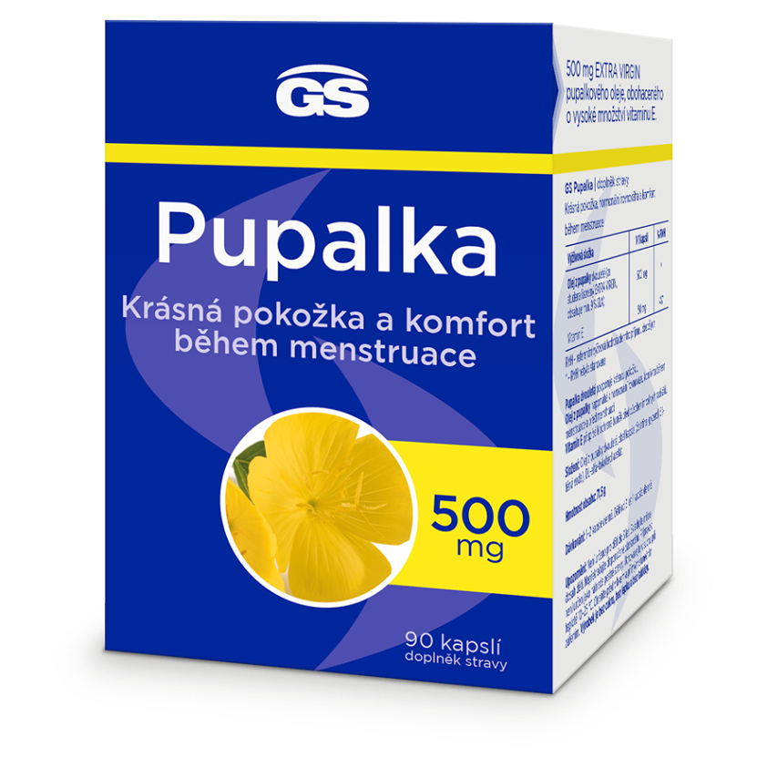 GS Pupalka Forte s vitamínom E kapsuly pre pokojnú menštruáciu 90 cps kúpite na Mojalekaren.sk