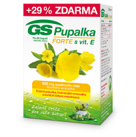 GS Pupalka forte s vitamínom E 70 + 20 kapsúl ZADARMO