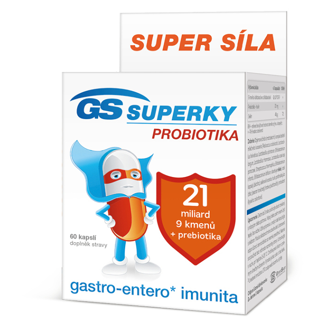 GS Superky probiotika kapsuly s probiotikami 60 cps kúpite na Mojalekaren.sk