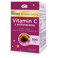 GS Vitamín C 500 mg s echinaceou 70 + 30 tabliet NAVYŠE