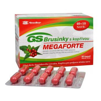 GS Brusnice so žihľavou MEGAFORTE 40 + 10 kapsúl