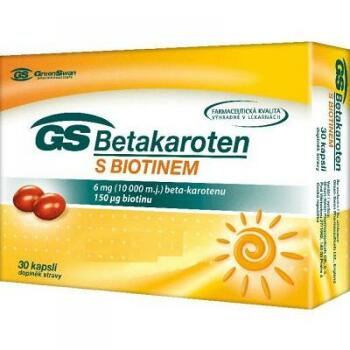 GS Betakarotén s biotínom 30 kapsúl