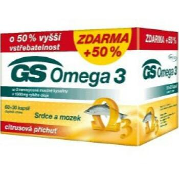 GS Omega 3 - 60 + 30 kapsúl