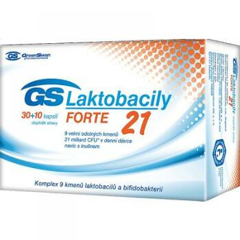 GS Laktobacily FORTE 21 – 30+10 kapsúl