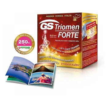 GS Triomen Forte vánoční balení 80+40 kapslí + DÁREK