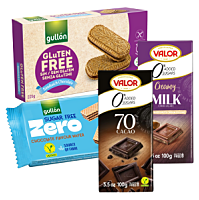 GULLÓN Sušienky a VALOR Čokolády