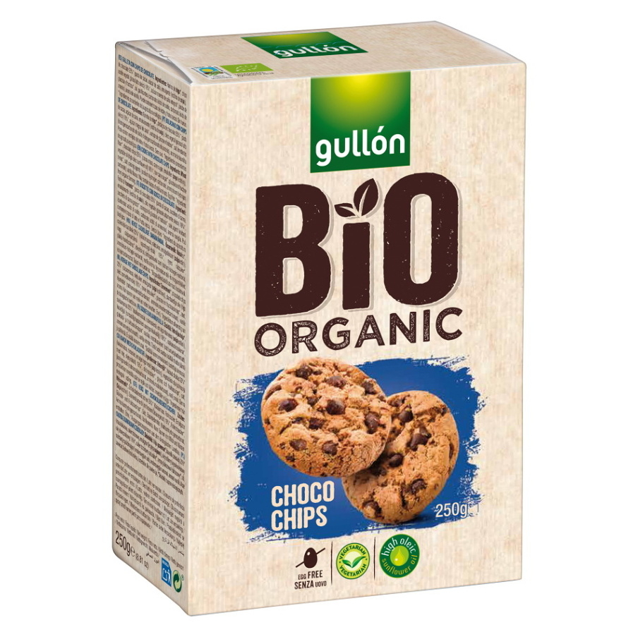 E-shop GULLÓN Sušienky s kúskami čokolády BIO 250 g