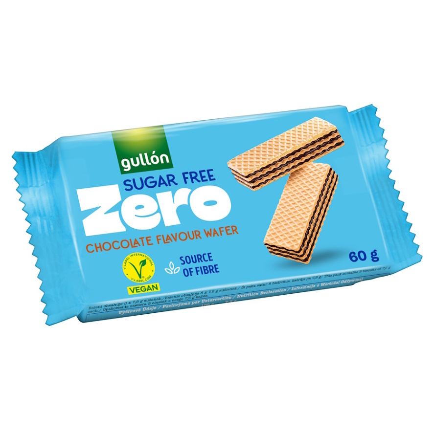 E-shop GULLÓN Choco Wafer oblátky plnené čokoládovým krémom so sladidlami 60 g