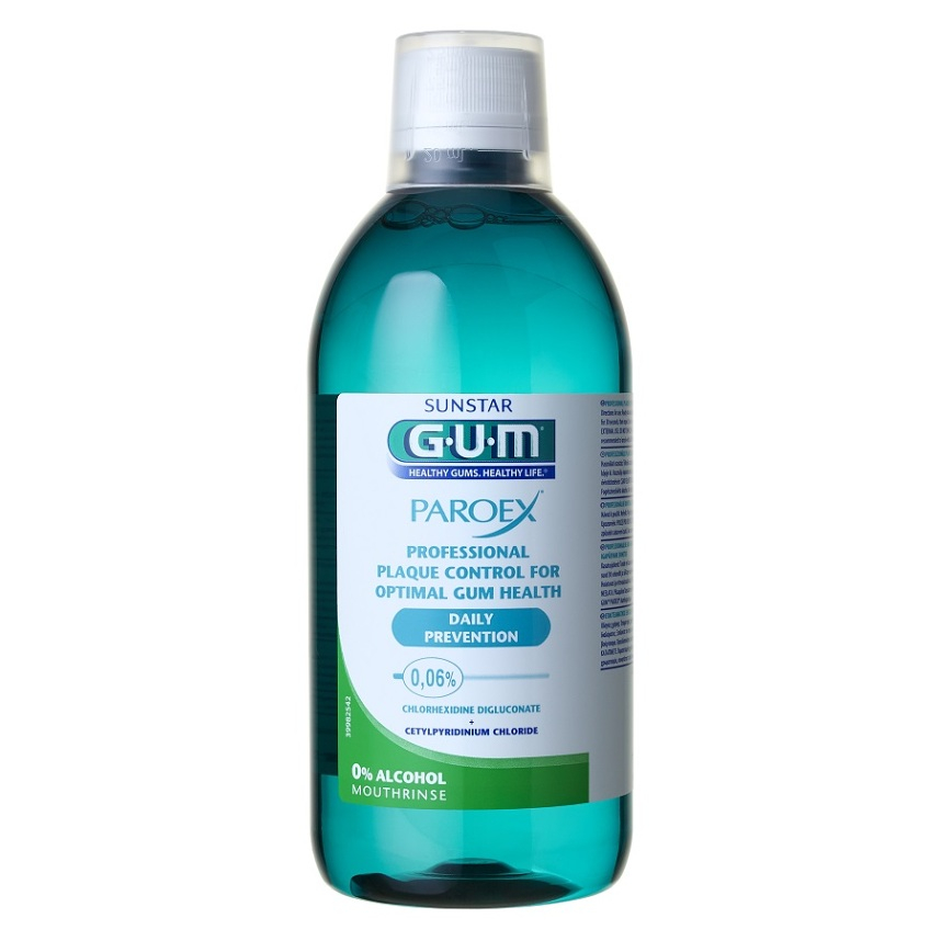 SUNSTAR GUM Paroex ústna voda 0,06% CHX 500ml kúpite na Mojalekaren.sk