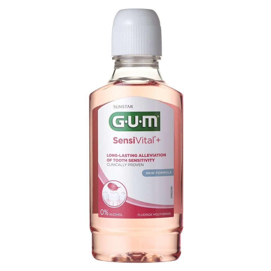 GUM Sensivital+ ústny výplach pre citlivé zuby 300 ml