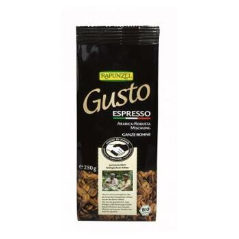 Gusto Café Espresso zrnková Rapunzel 250g-BIO
