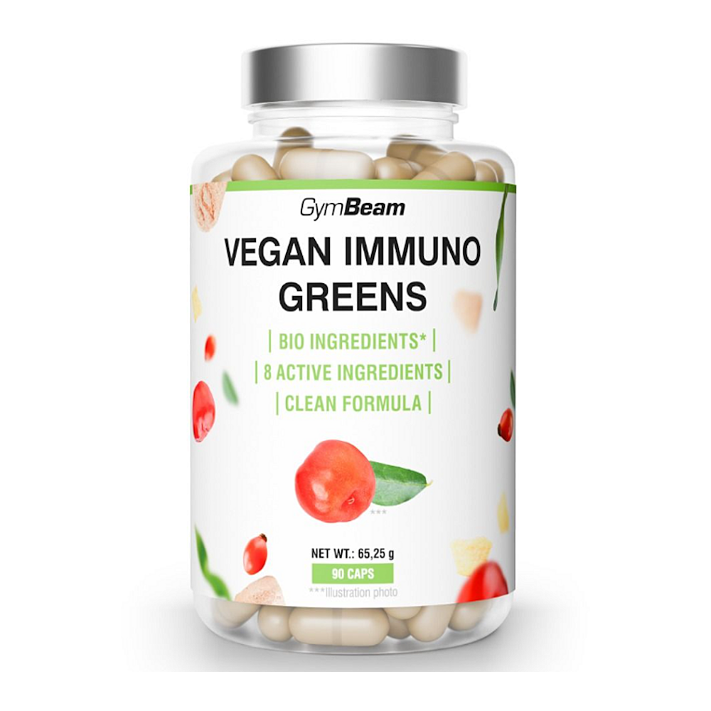 GYMBEAM Vegan immuno greens 90 kapsúl