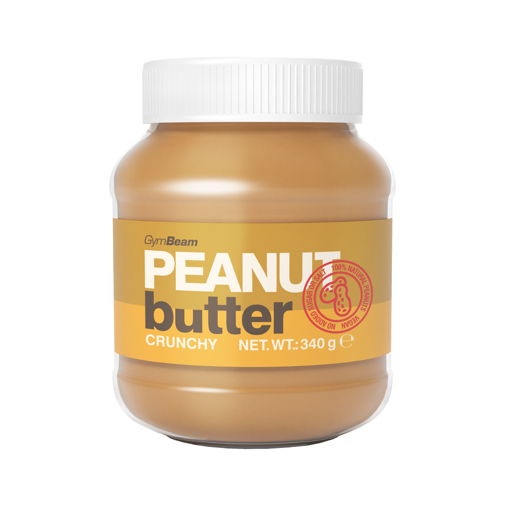 GymBeam Peanut Butter Crunchy 100 % orechový krém 340 g kúpite na Mojalekaren.sk