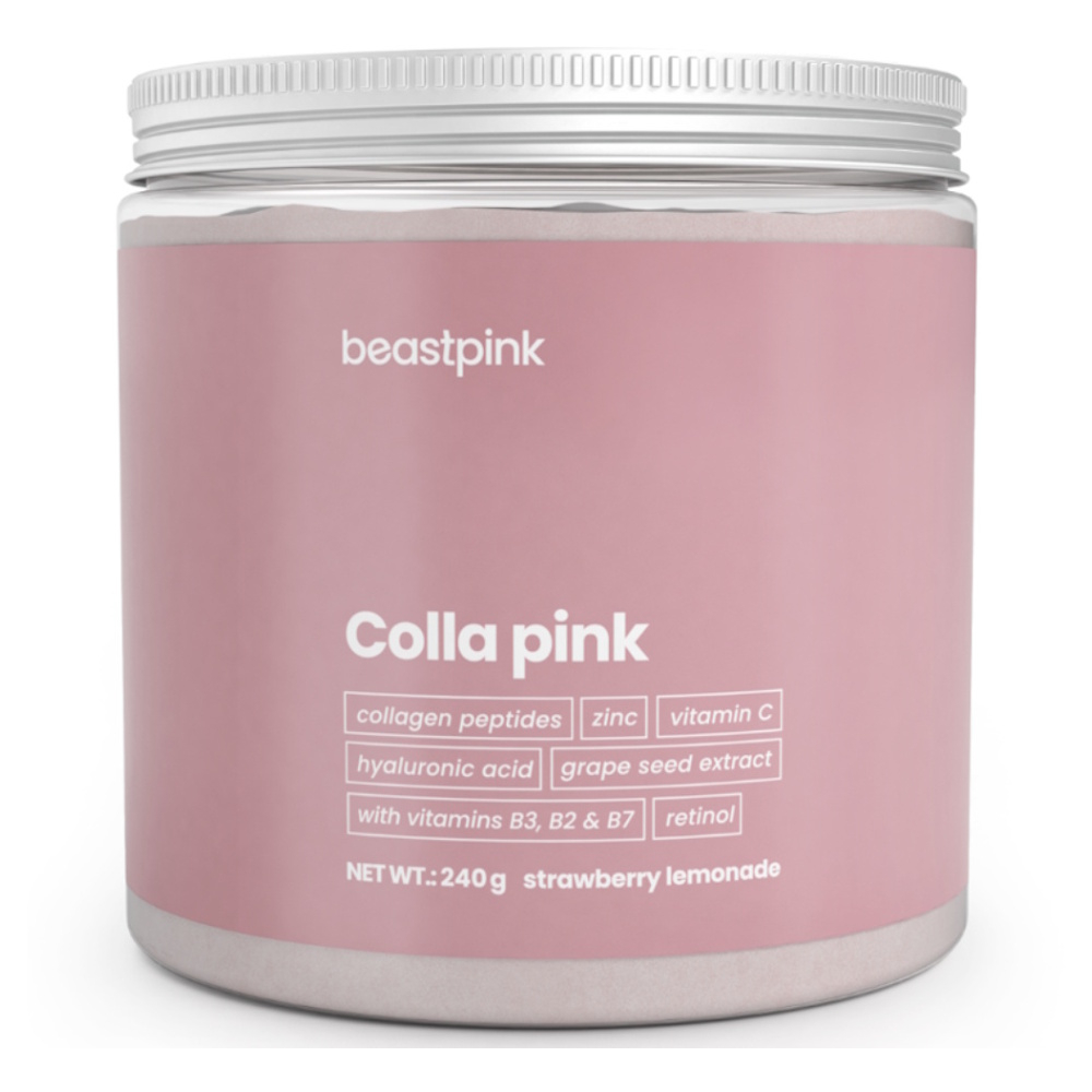 BEASTPINK Colla Pink príchuť jahodová limonáda 240 g