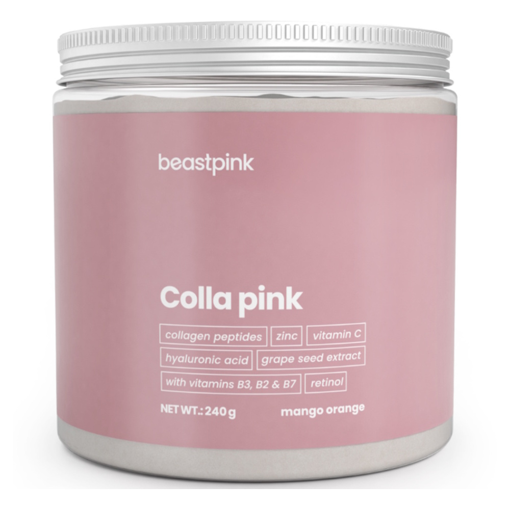 E-shop BEASTPINK Colla Pink príchuť mango pomaranč 240 g