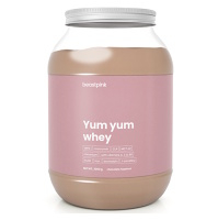 GYMBEAM BeastPink Yum yum whey proteín čokoláda lieskový oriešok 1000 g