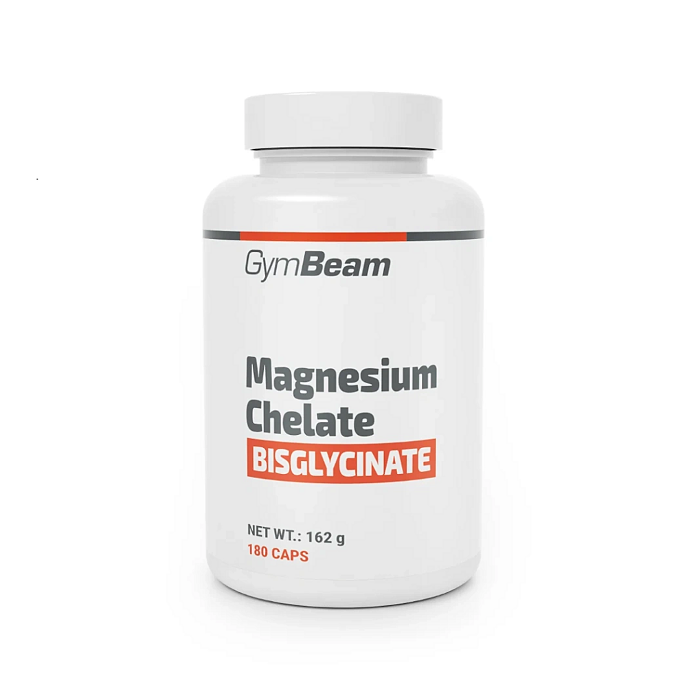 GymBeam Magnesium Chelate Bisglycinate kapsuly na účinné doplnenie horčíka 180 cps kúpite na Mojalekaren.sk