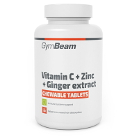 GYMBEAM Vitamín C zinok extrakt zo zázvoru 90 tabliet