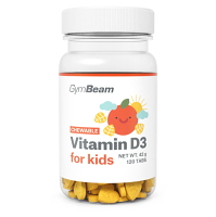 GYMBEAM Vitamín D3 pre deti 120 tabliet