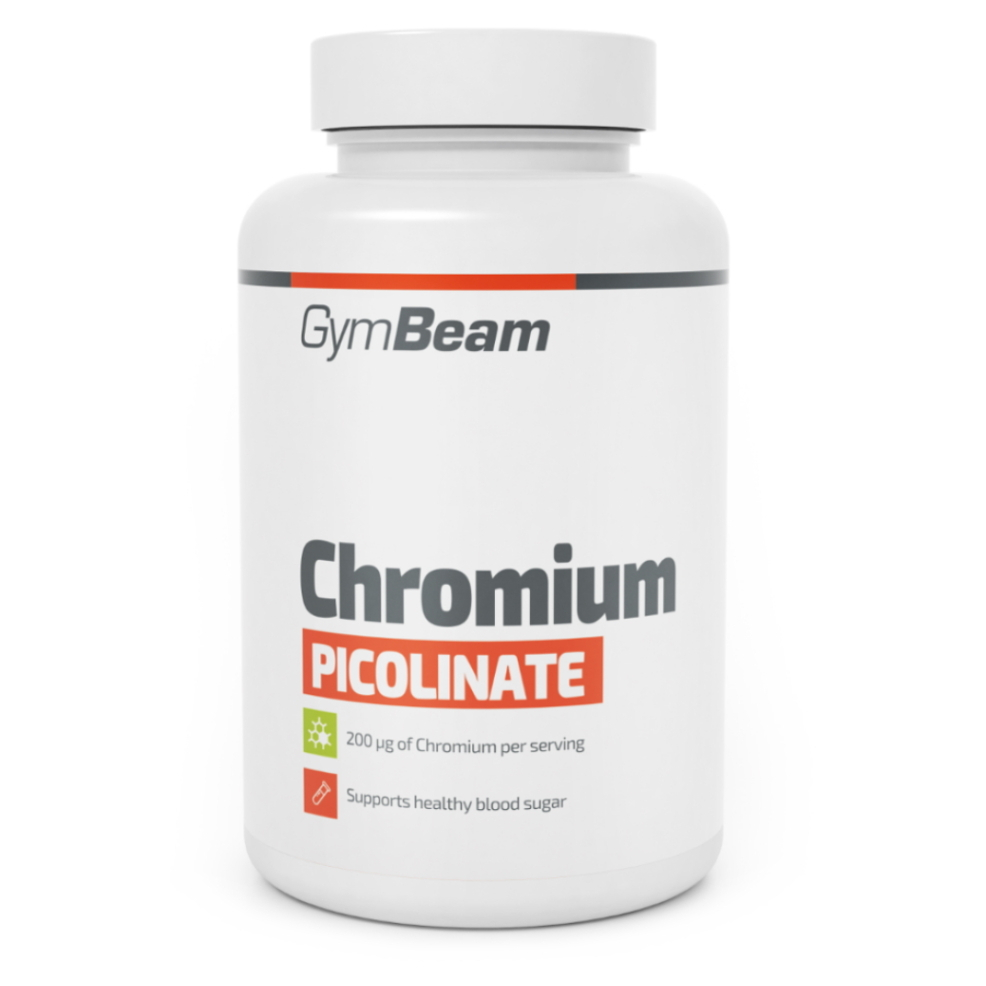 GymBeam Chromium Picolinate podpora správneho fungovania organizmu 120 tbl