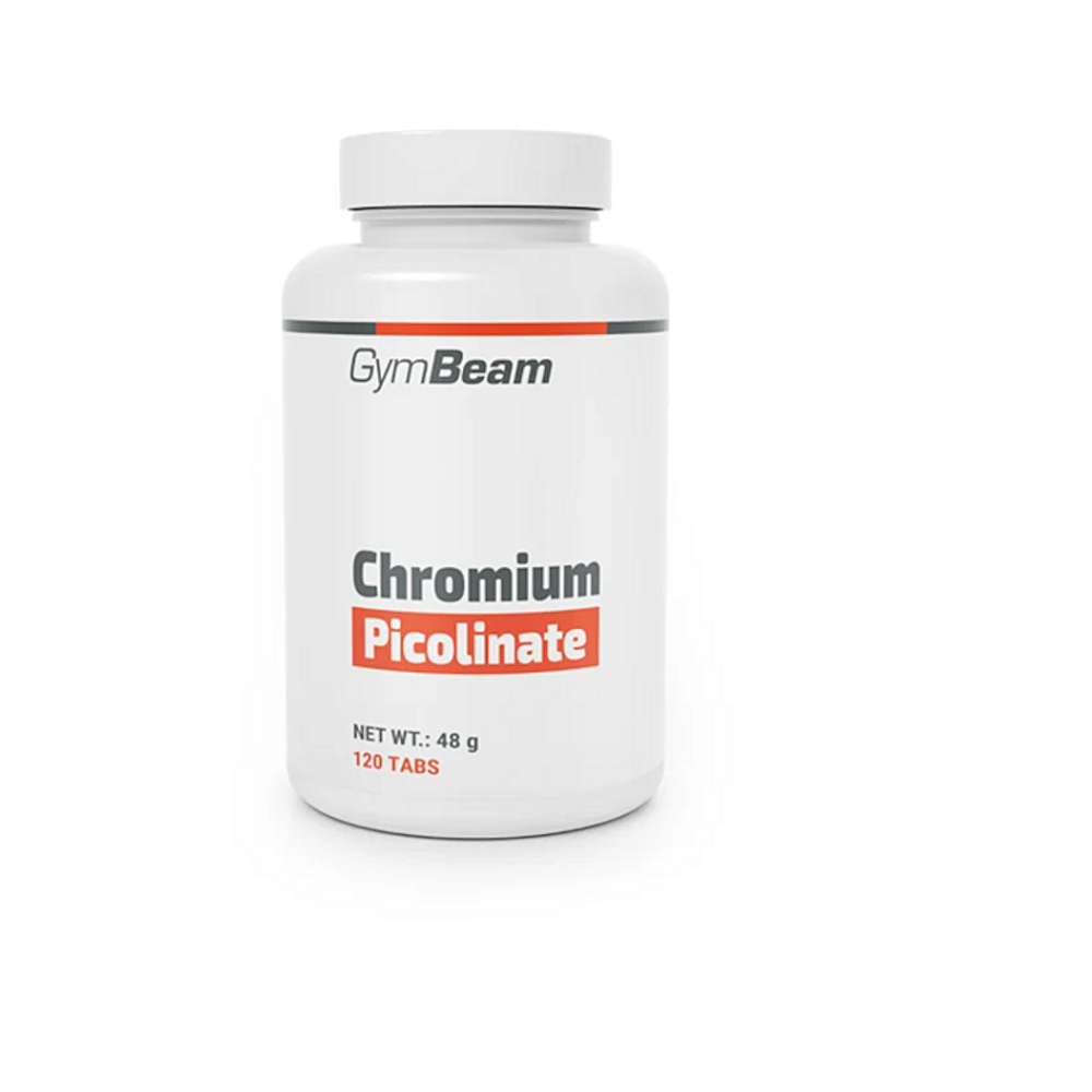 GymBeam Chromium Picolinate podpora správneho fungovania organizmu 120 tbl